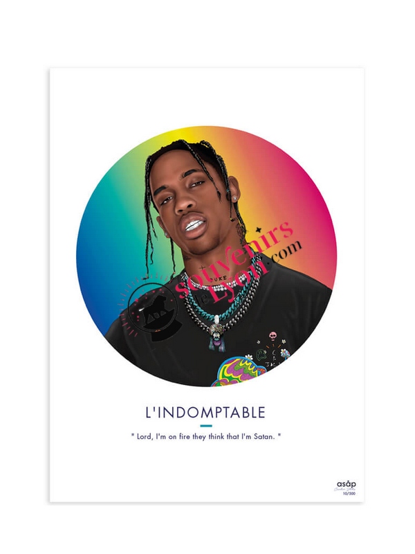 The Indomitable - Travis Scott - Poster/Poster Asap